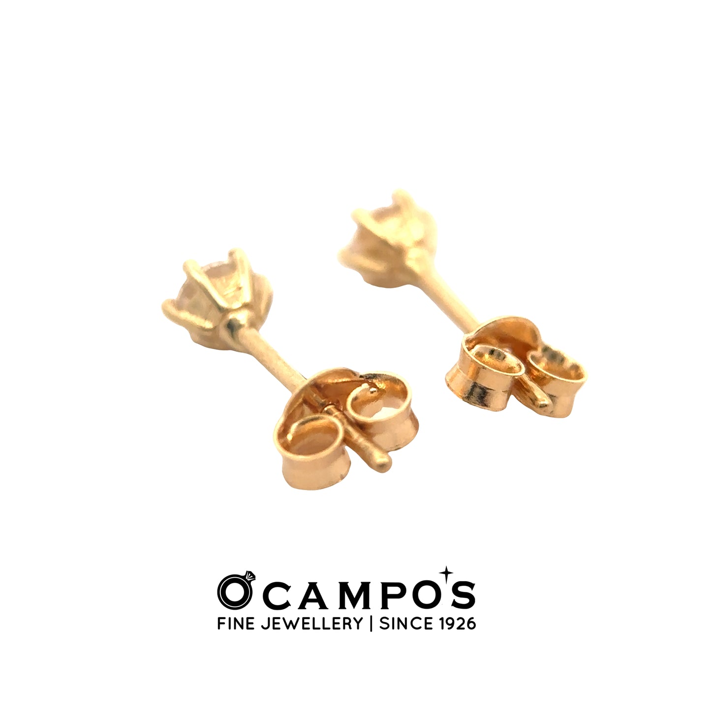 Elea 18 Karat Yellow Gold Stud Earring