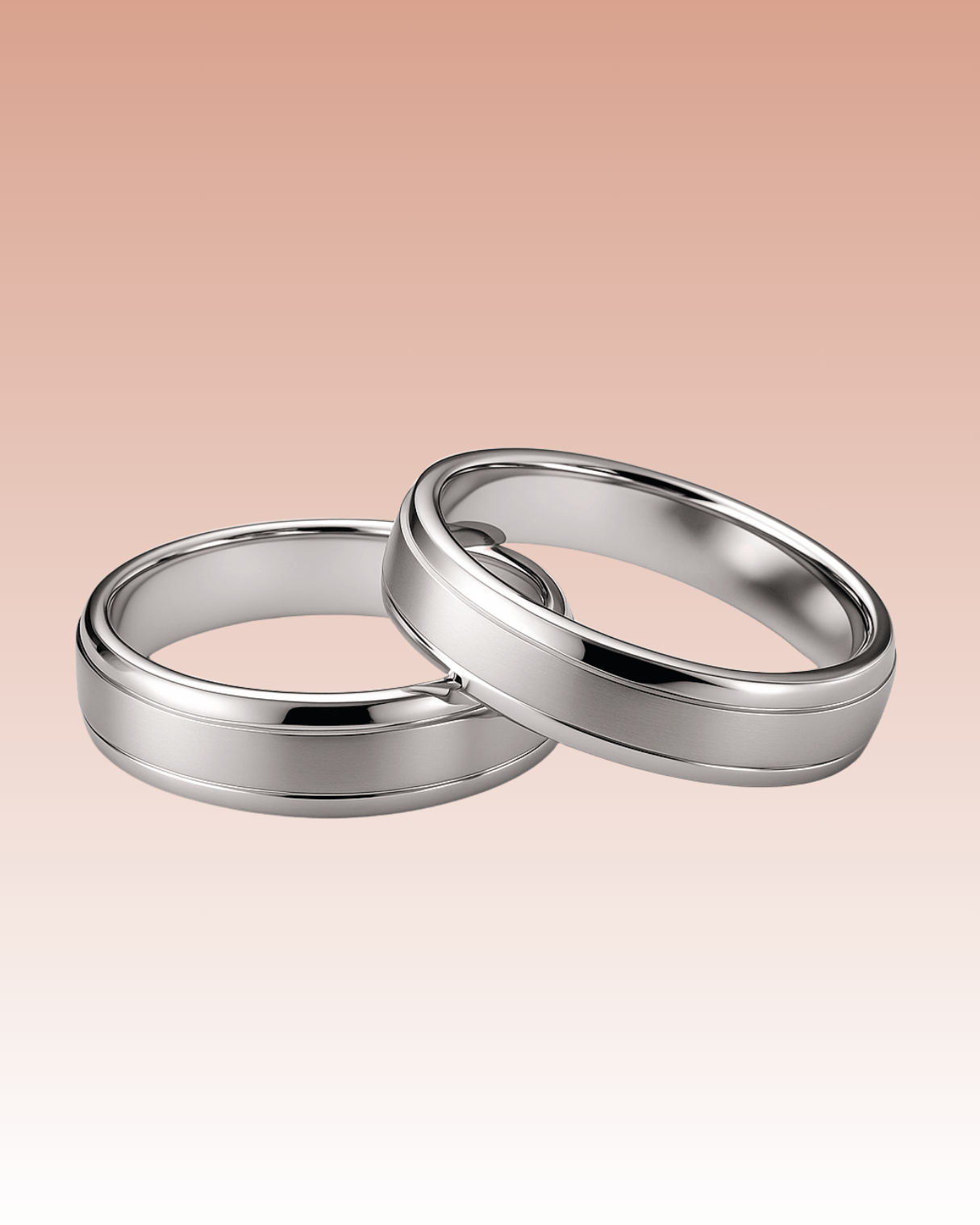 MHAVIE PLATINUM WEDDING RINGS