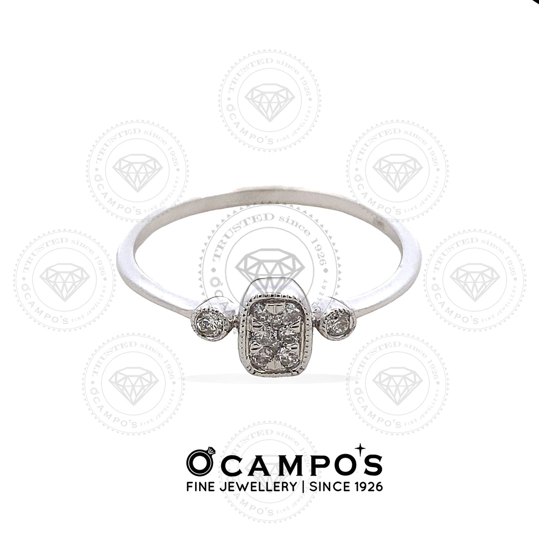 SOPHIA LADYS RING 14KARAT WHITE GOLD