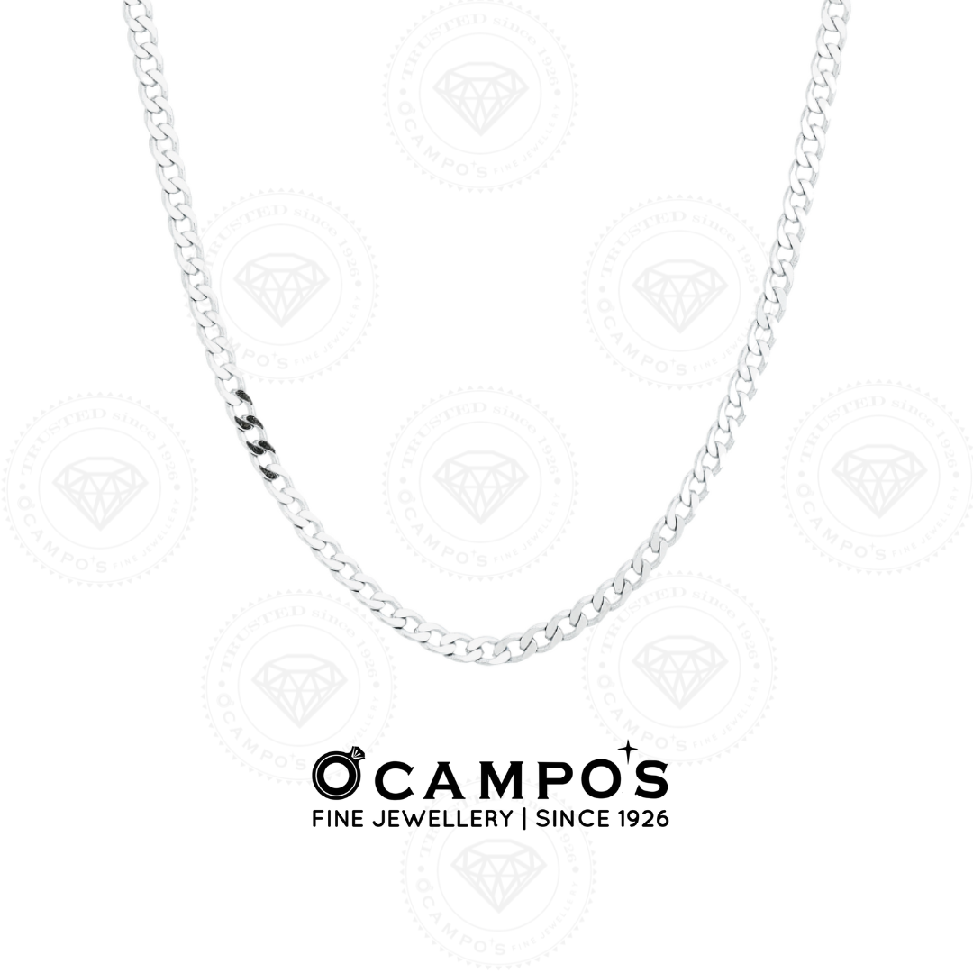 Curblink Chain - White Gold