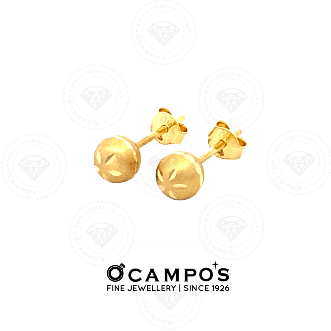 Margaret Stud Balls Earrings (SOLD PER PIECE)