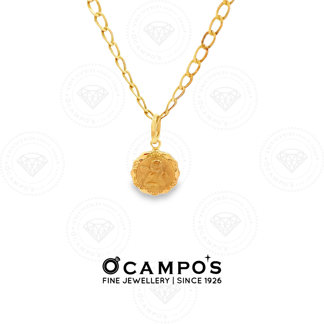 Circle Angel Pendant