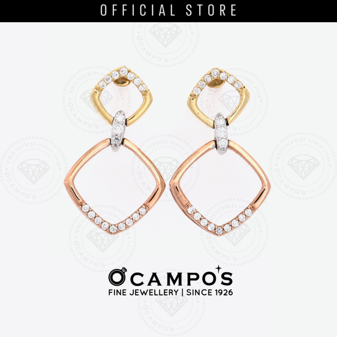 Holly Diamond Dangling Earrings