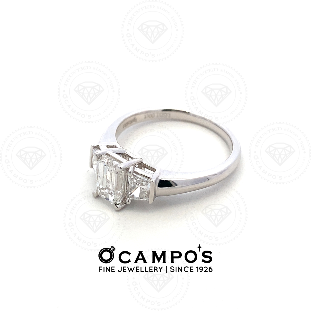 Dianna Lab-grown Emerald Engagement Ring