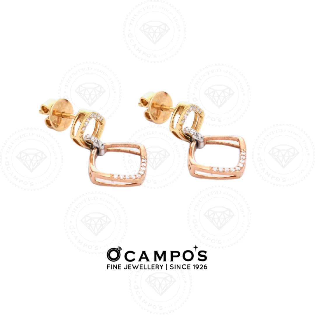 Holly Diamond Dangling Earrings