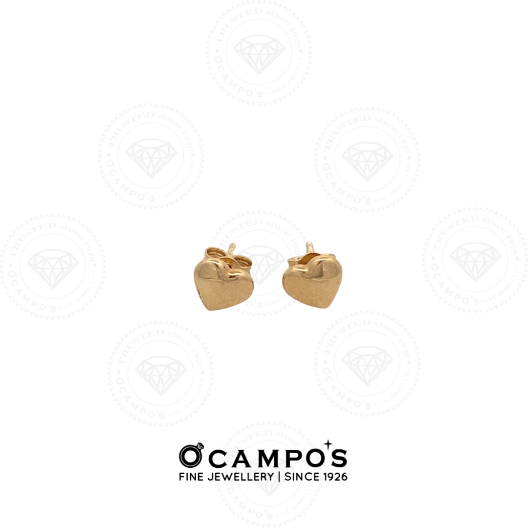 Veronica Heart Stud Earrings