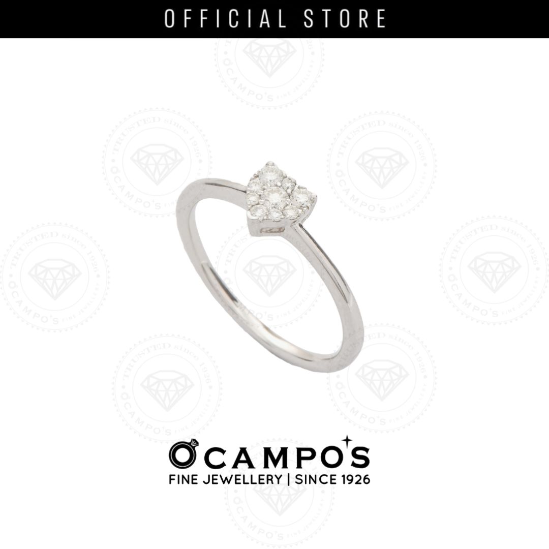 Countess Illusion Diamond Ring - White Gold