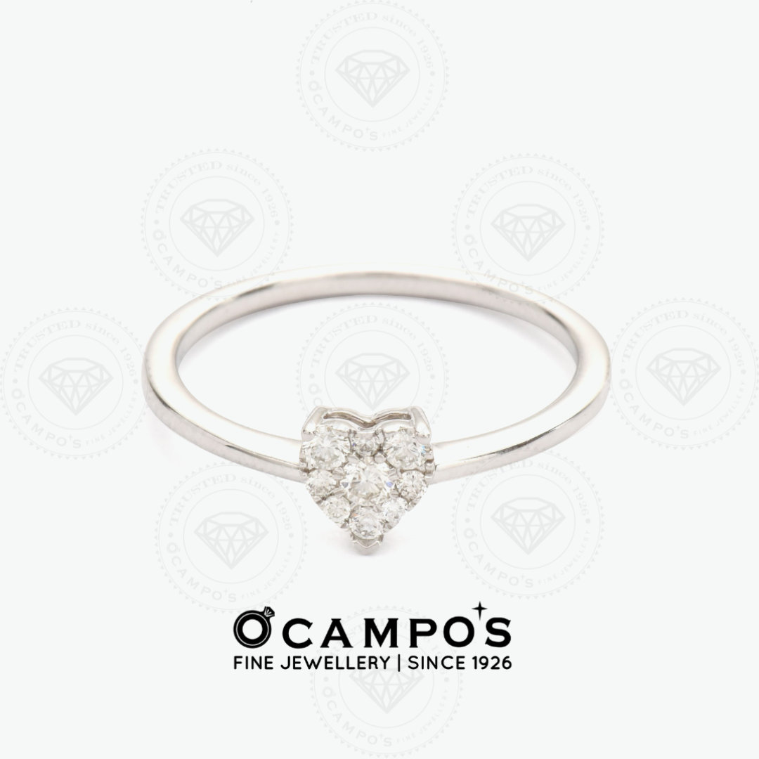 Countess Illusion Diamond Ring -  White Gold