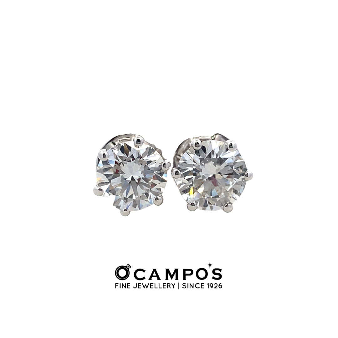 Nica Round Stud Earring