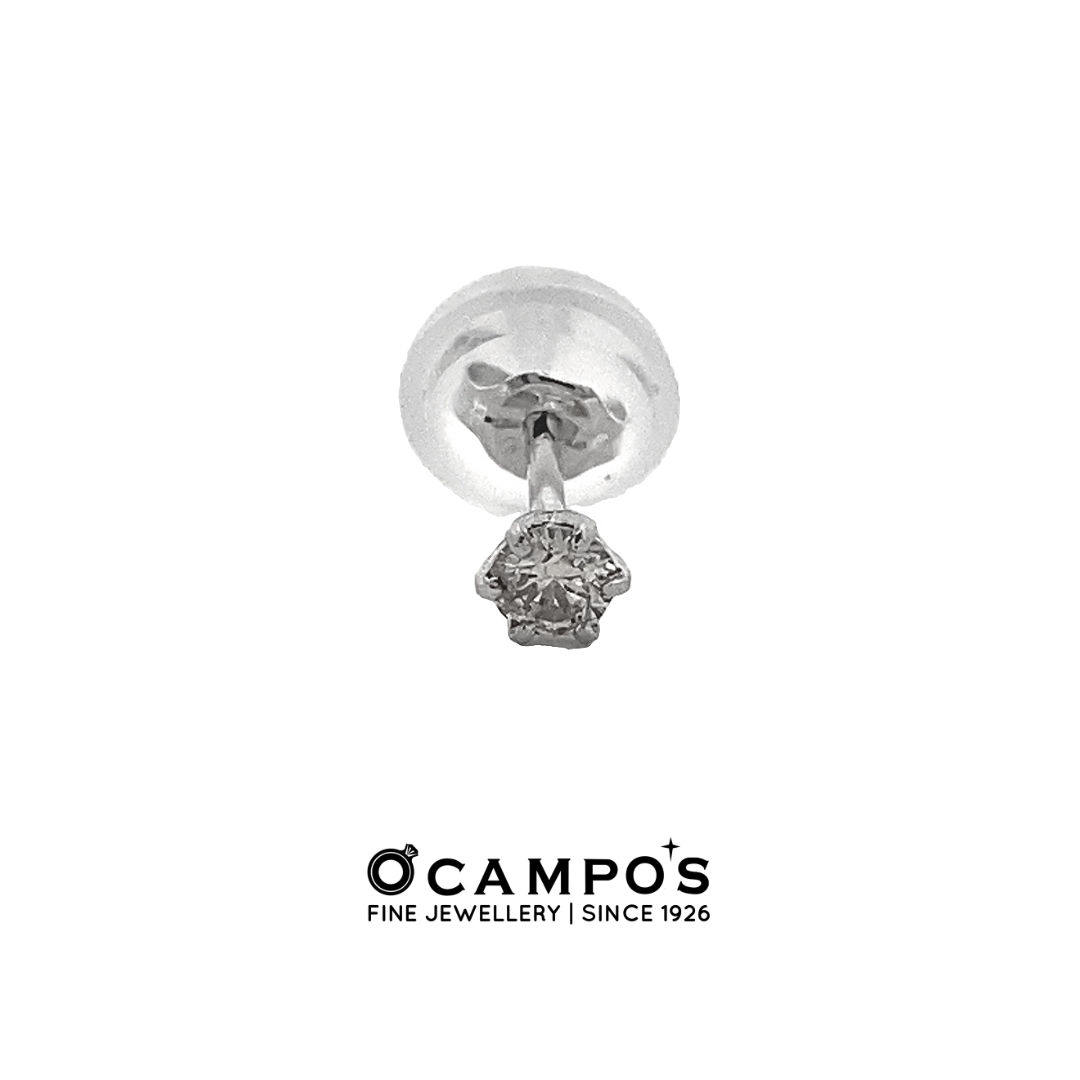 PLATINA STUD EARRING