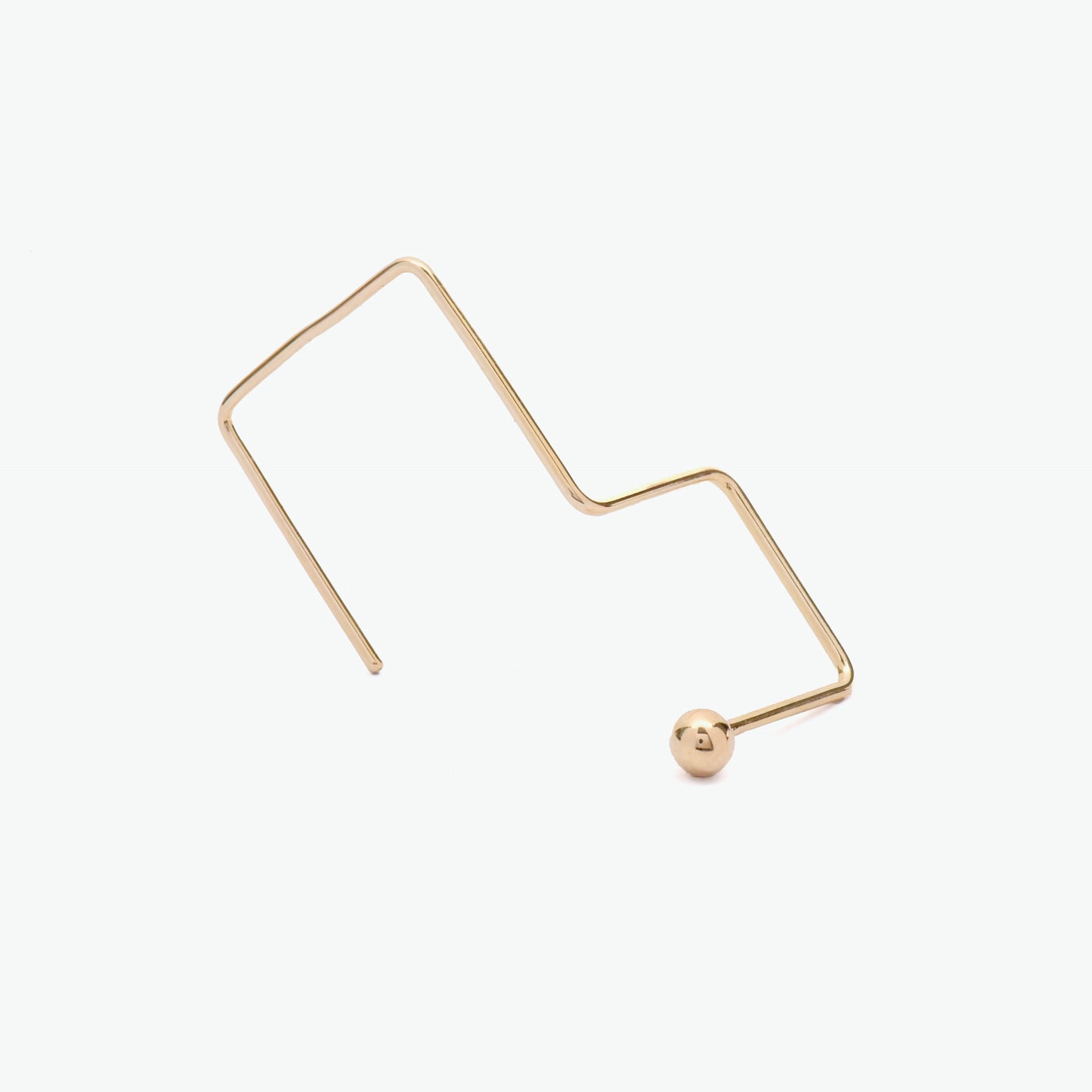 Chinami 10k Yellow Gold Drop Stud Earrings | Ocampo's Fine Jewellery