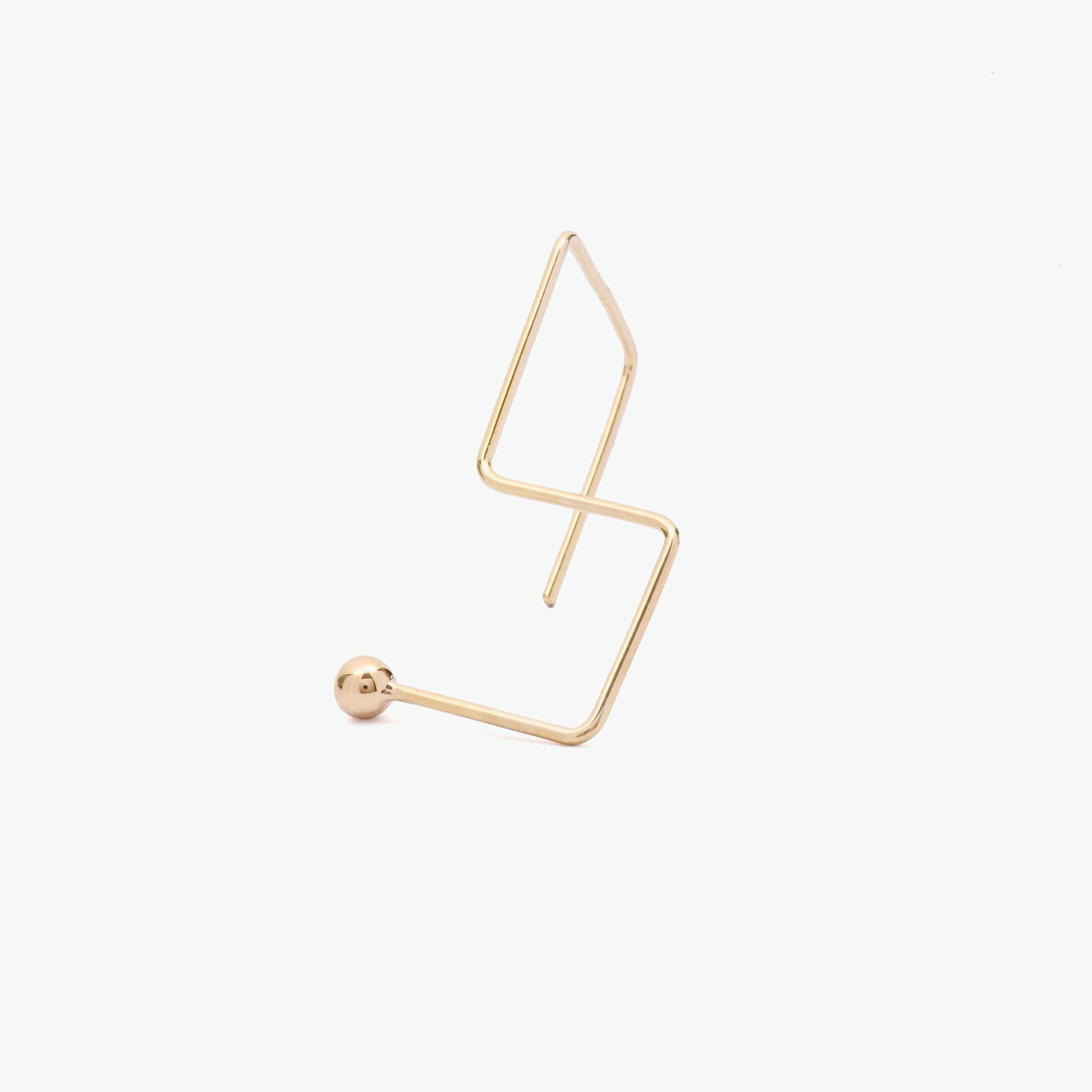 Chinami 10k Yellow Gold Drop Stud Earrings | Ocampo's Fine Jewellery