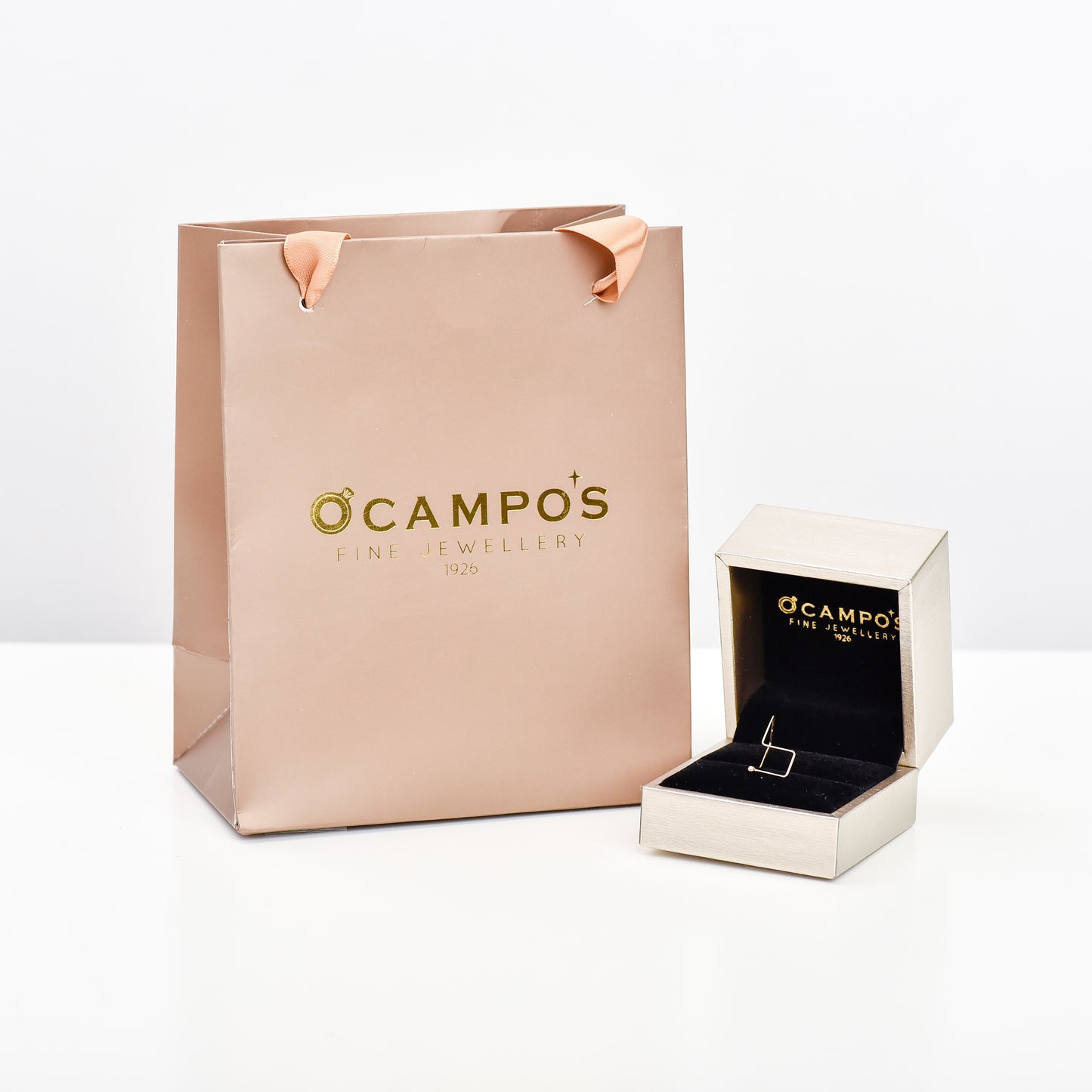 Chinami 10k Yellow Gold Drop Stud Earrings | Ocampo's Fine Jewellery