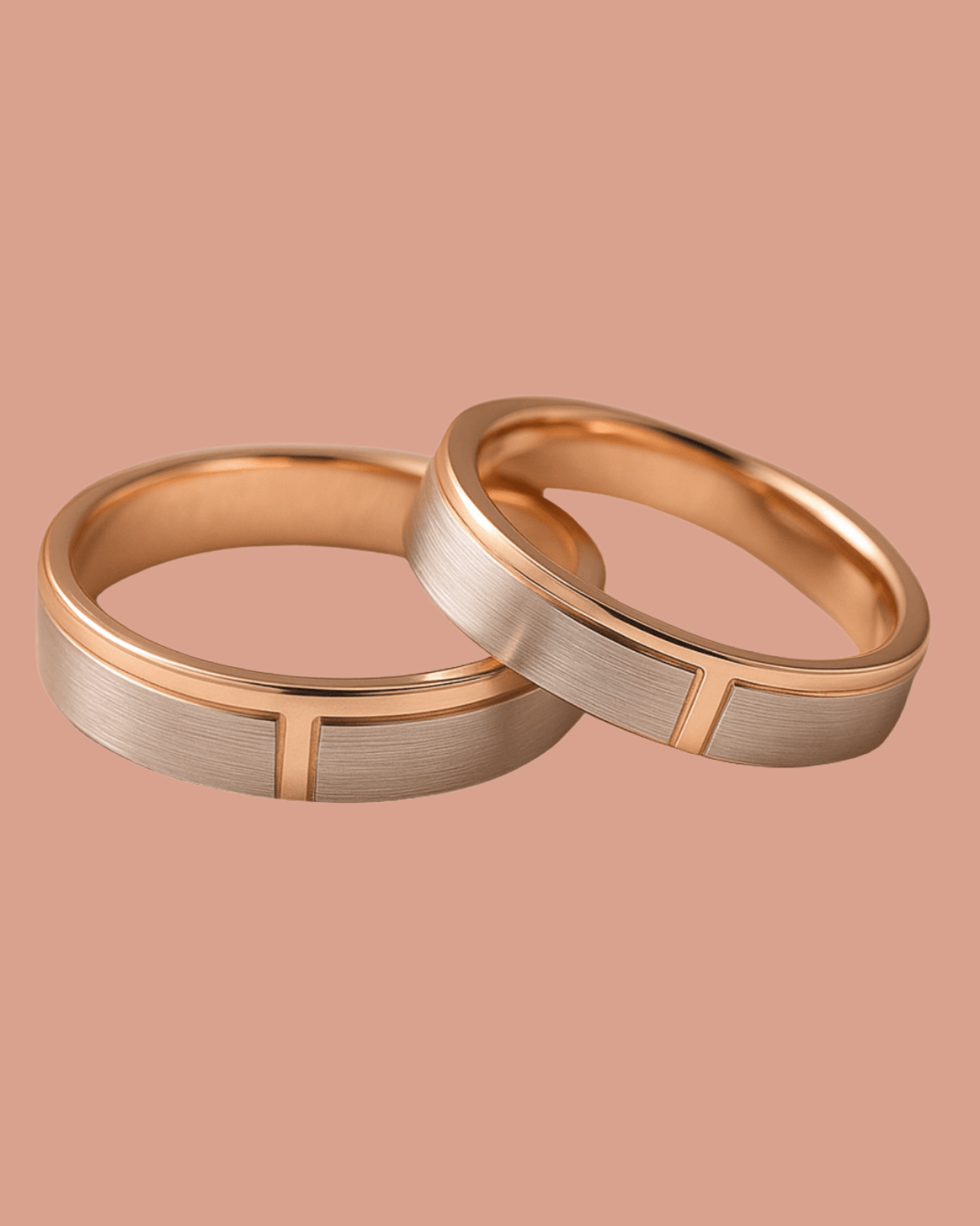 IVORY PLATINUM WEDDING RINGS