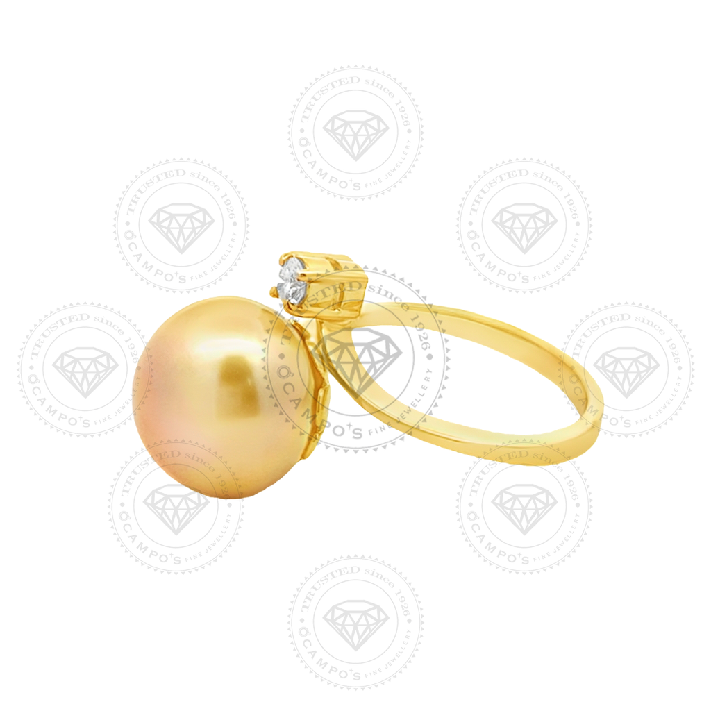 CLARA CHAMPAGNE SOUTH SEA PEARL RING