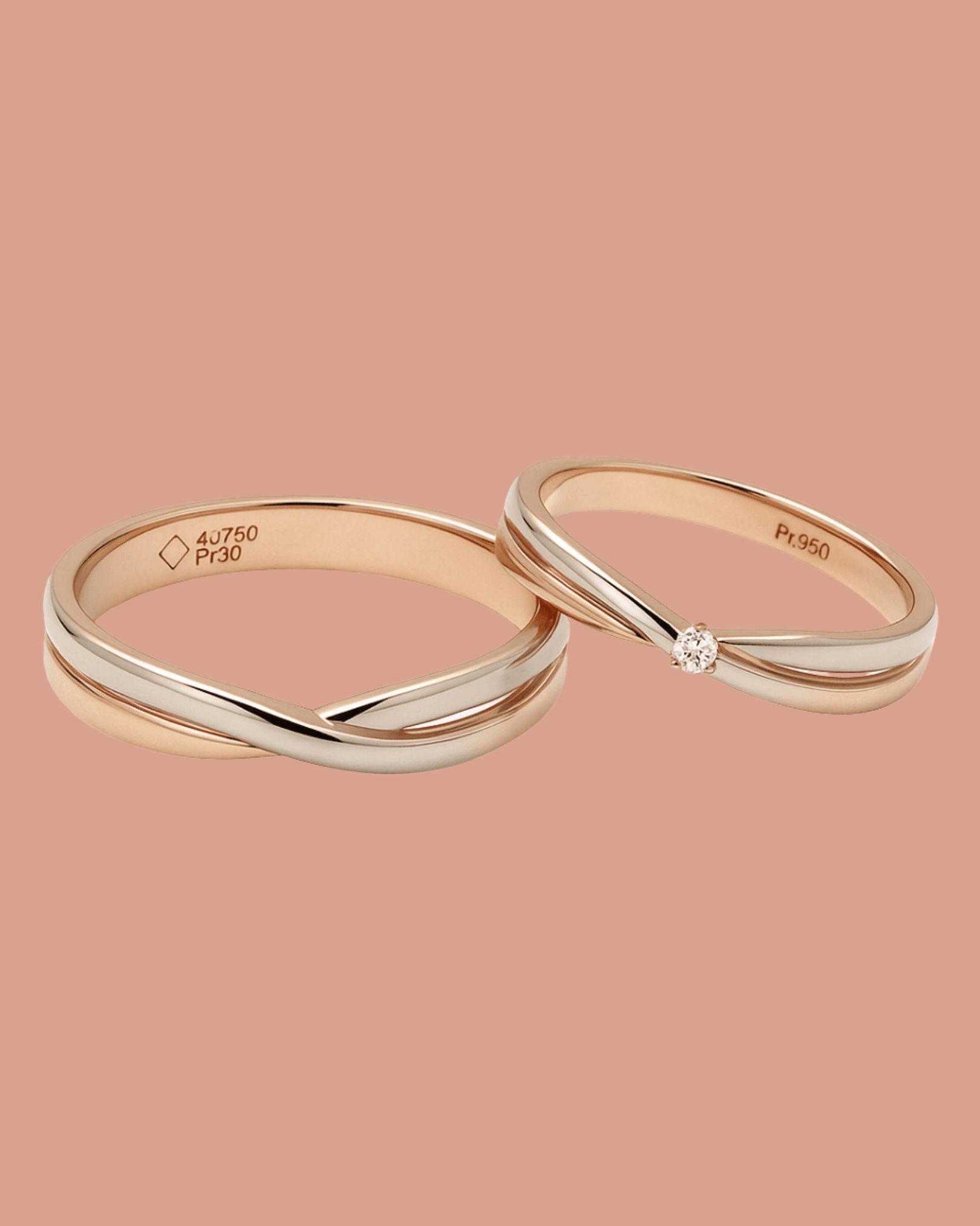 AICA PLATINUM WEDDING RINGS
