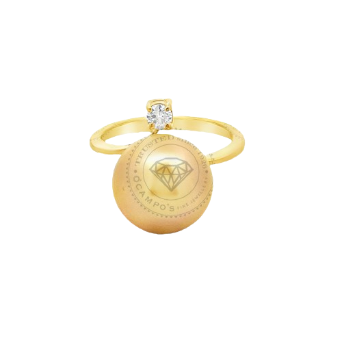 CLARA CHAMPAGNE SOUTH SEA PEARL RING