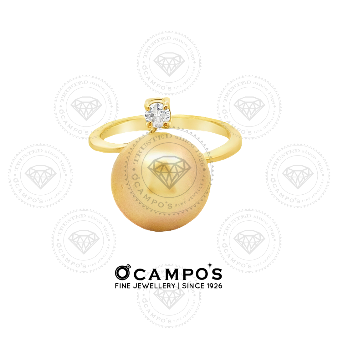 CLARA CHAMPAGNE SOUTH SEA PEARL RING