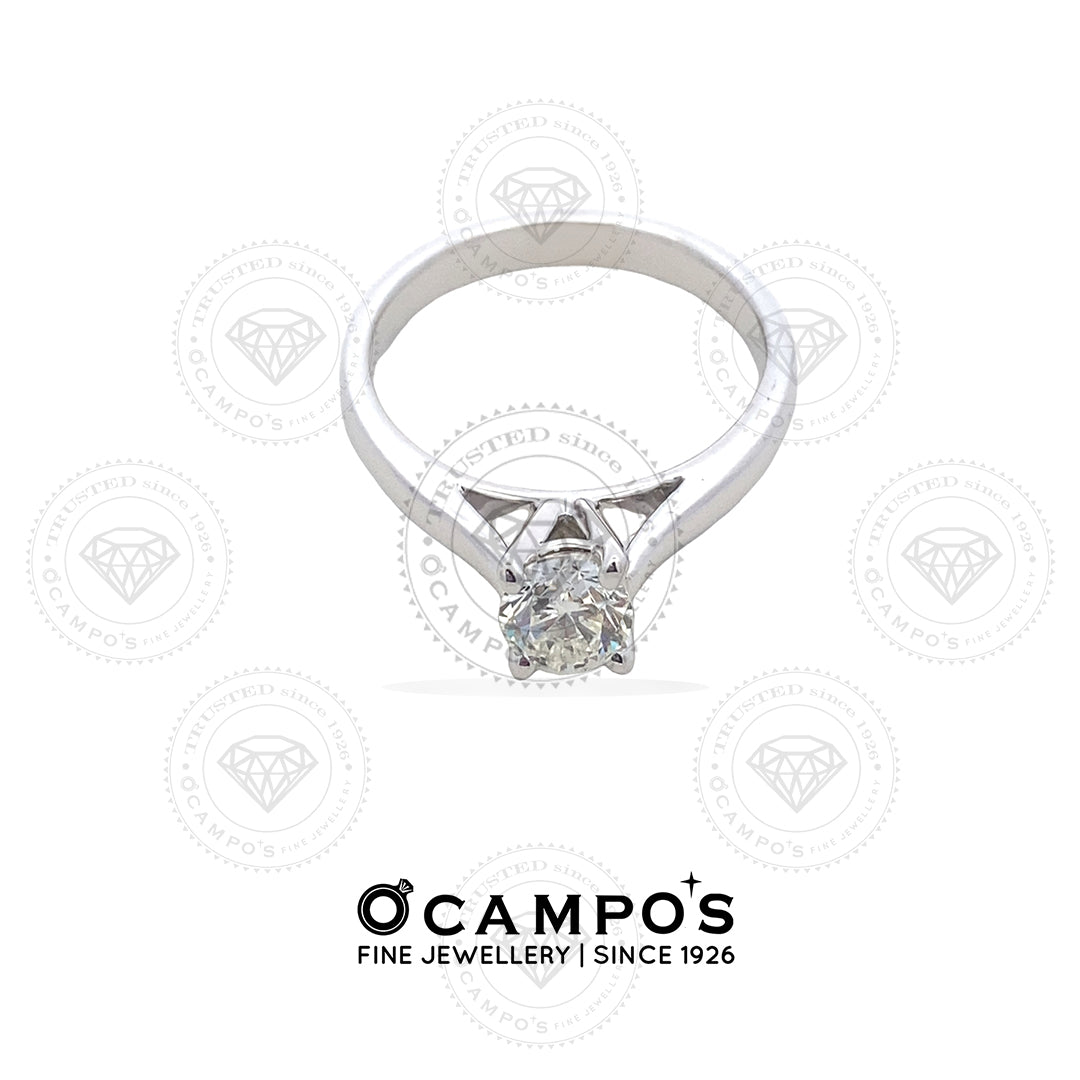 AMADA ENGAGEMENT RING GIA WHITE GOLD
