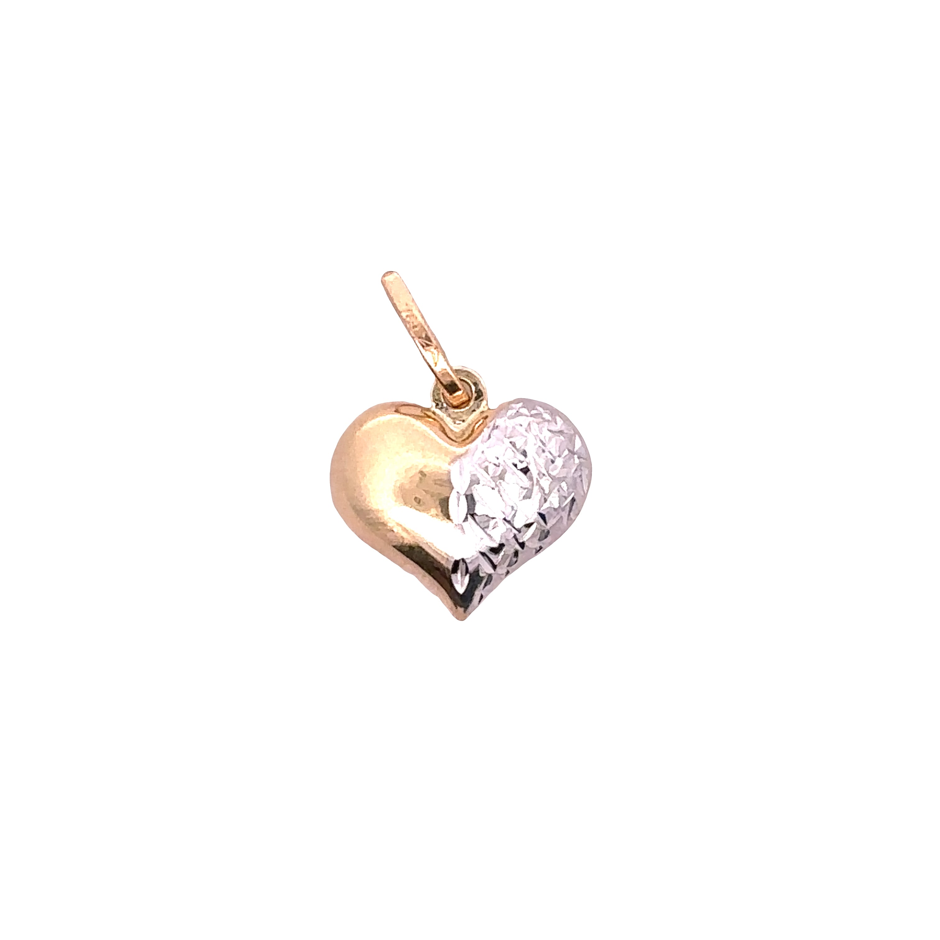 Aurevielle 2 Tone Pop Heart Pendant