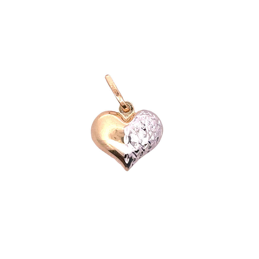 Aurevielle 2 Tone Pop Heart Pendant