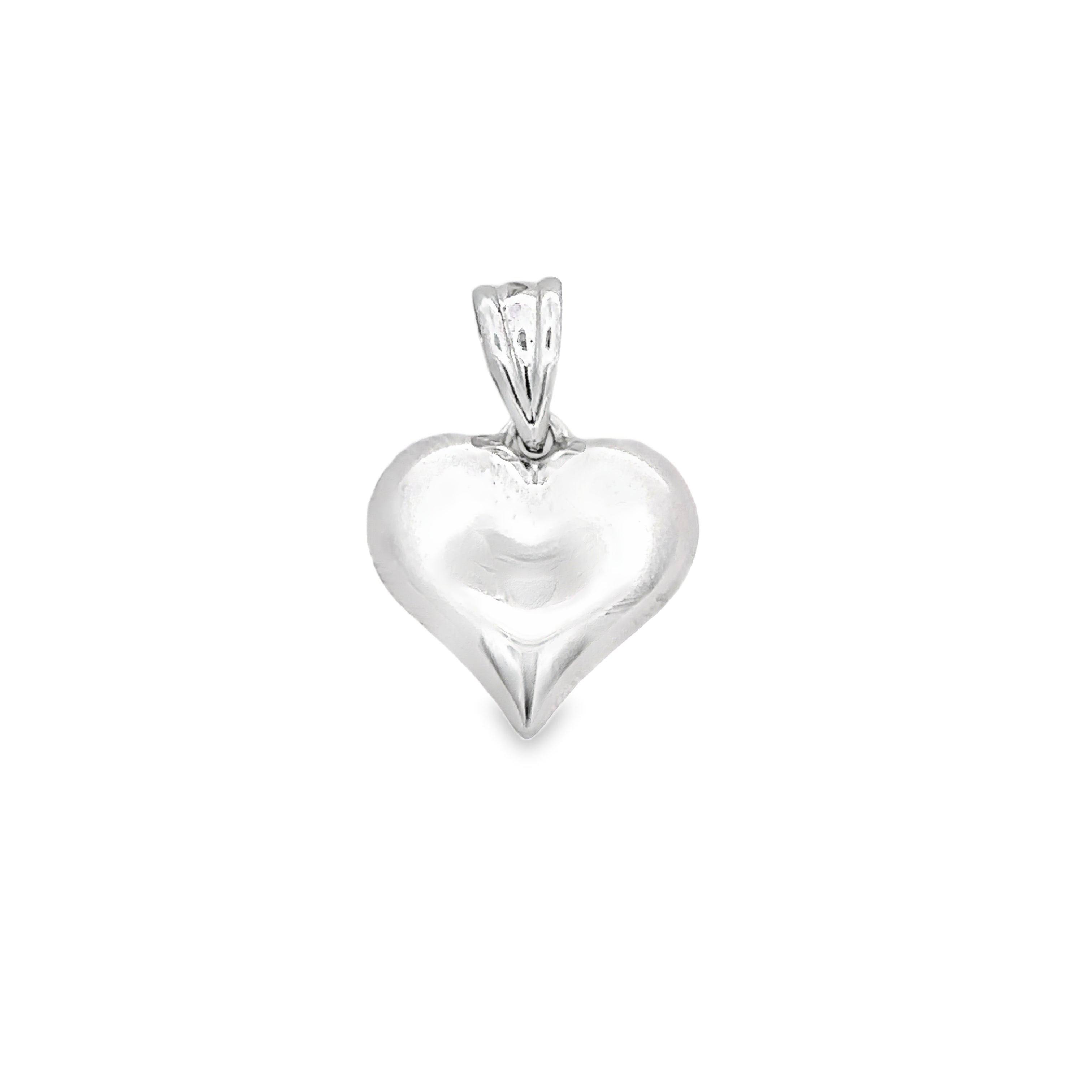 Arvielle White Gold Pop Heart Pendant