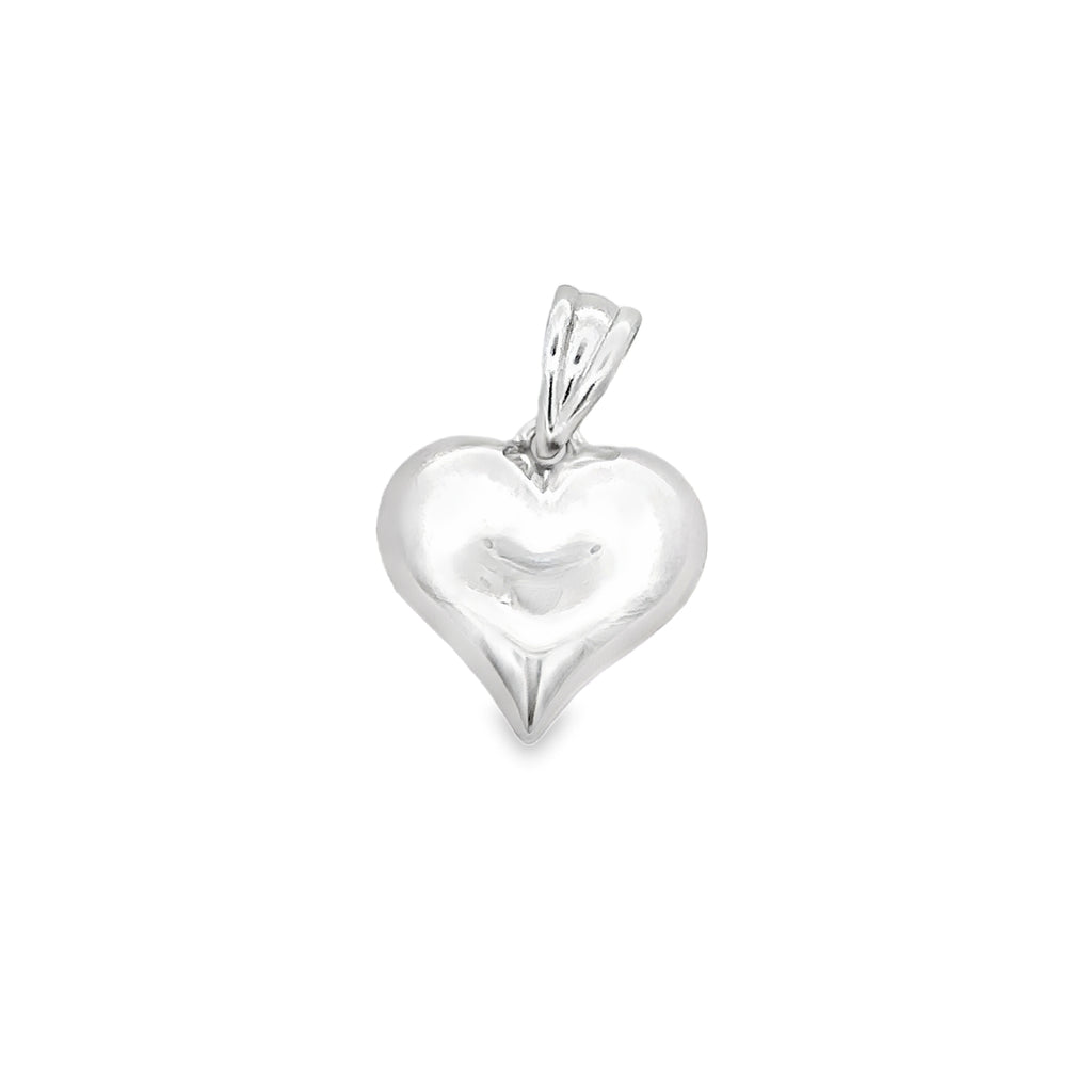 Arvielle White Gold Pop Heart Pendant