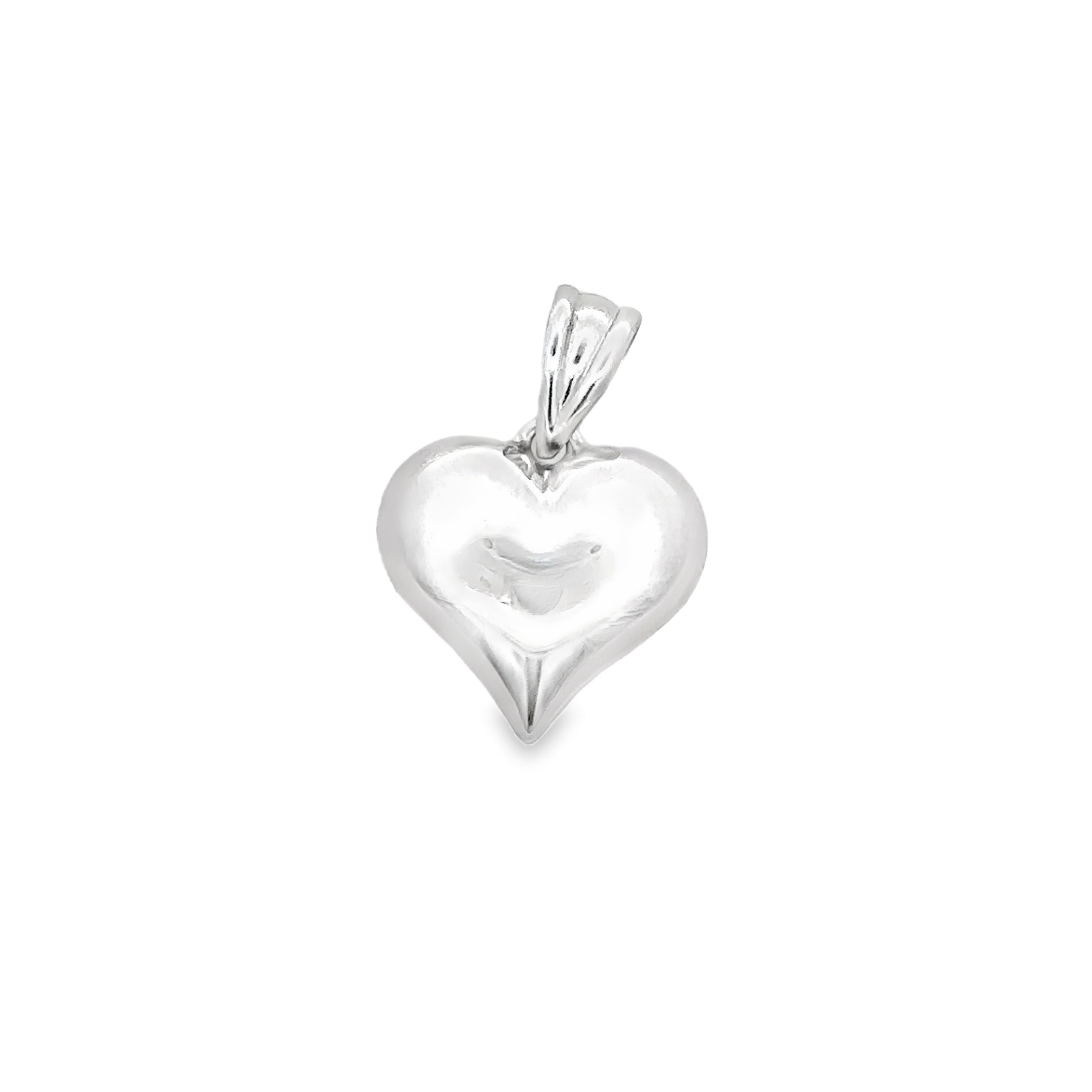Arvielle White Gold Pop Heart Pendant
