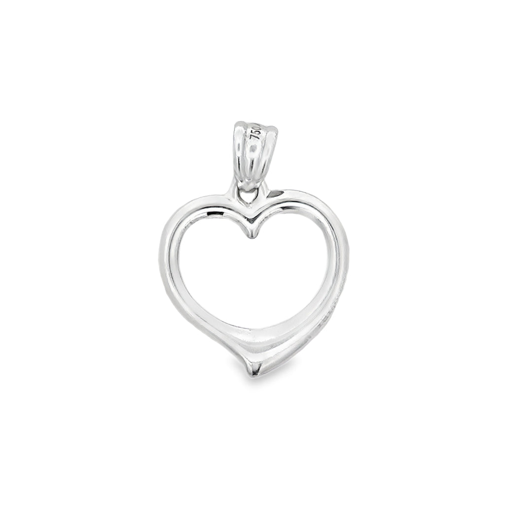 Mirethra White Gold Heart Pendant