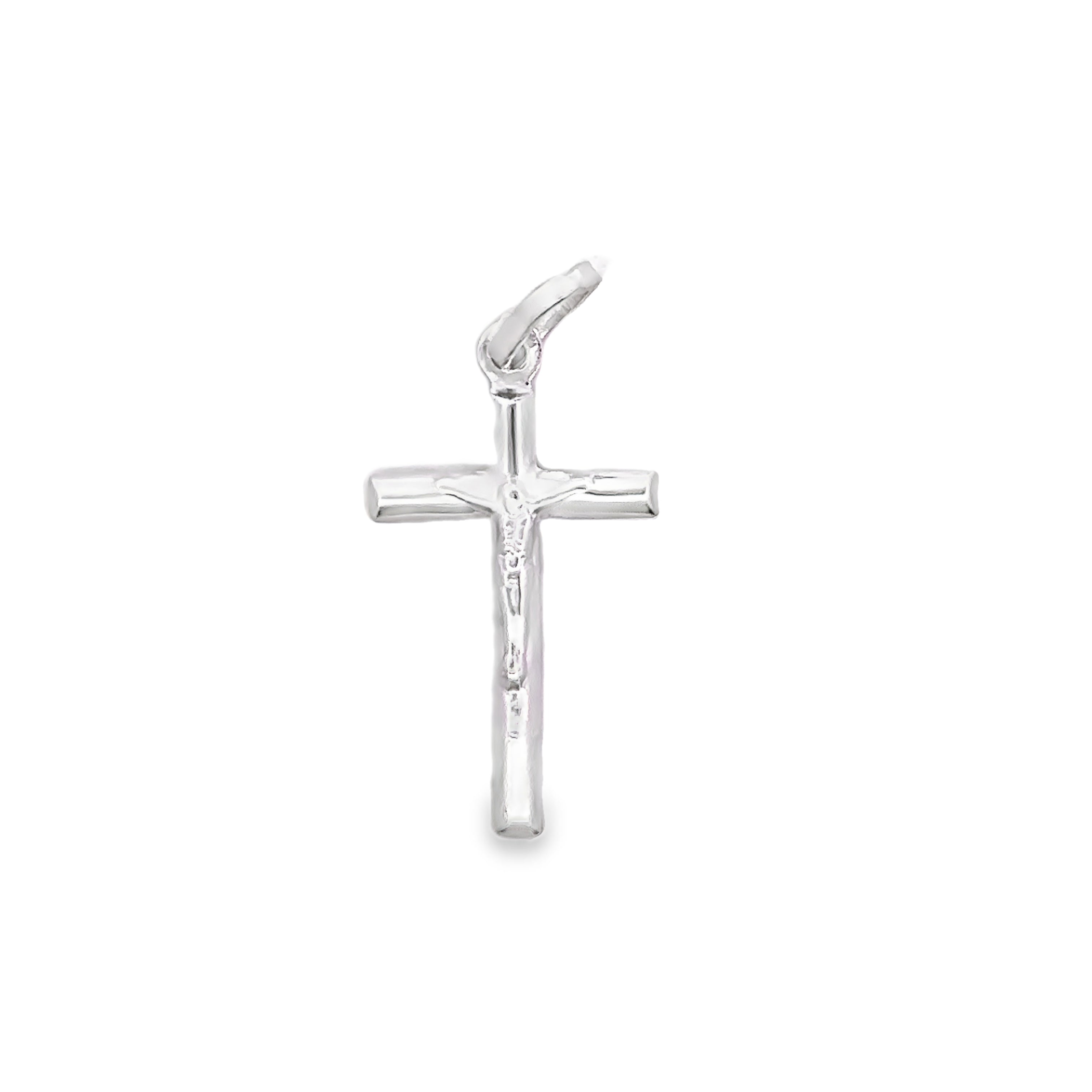 Fiorenza White Gold Cross Pendant
