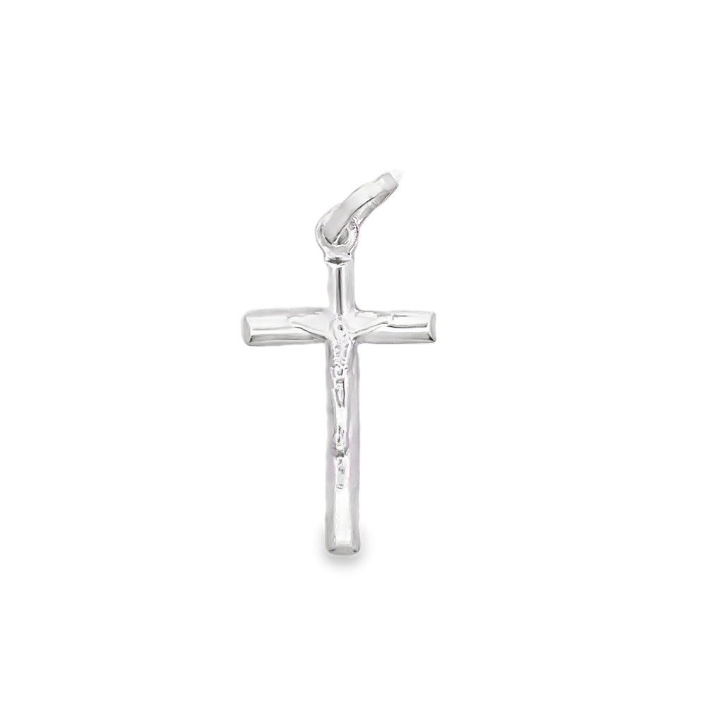 Fiorenza White Gold Cross Pendant