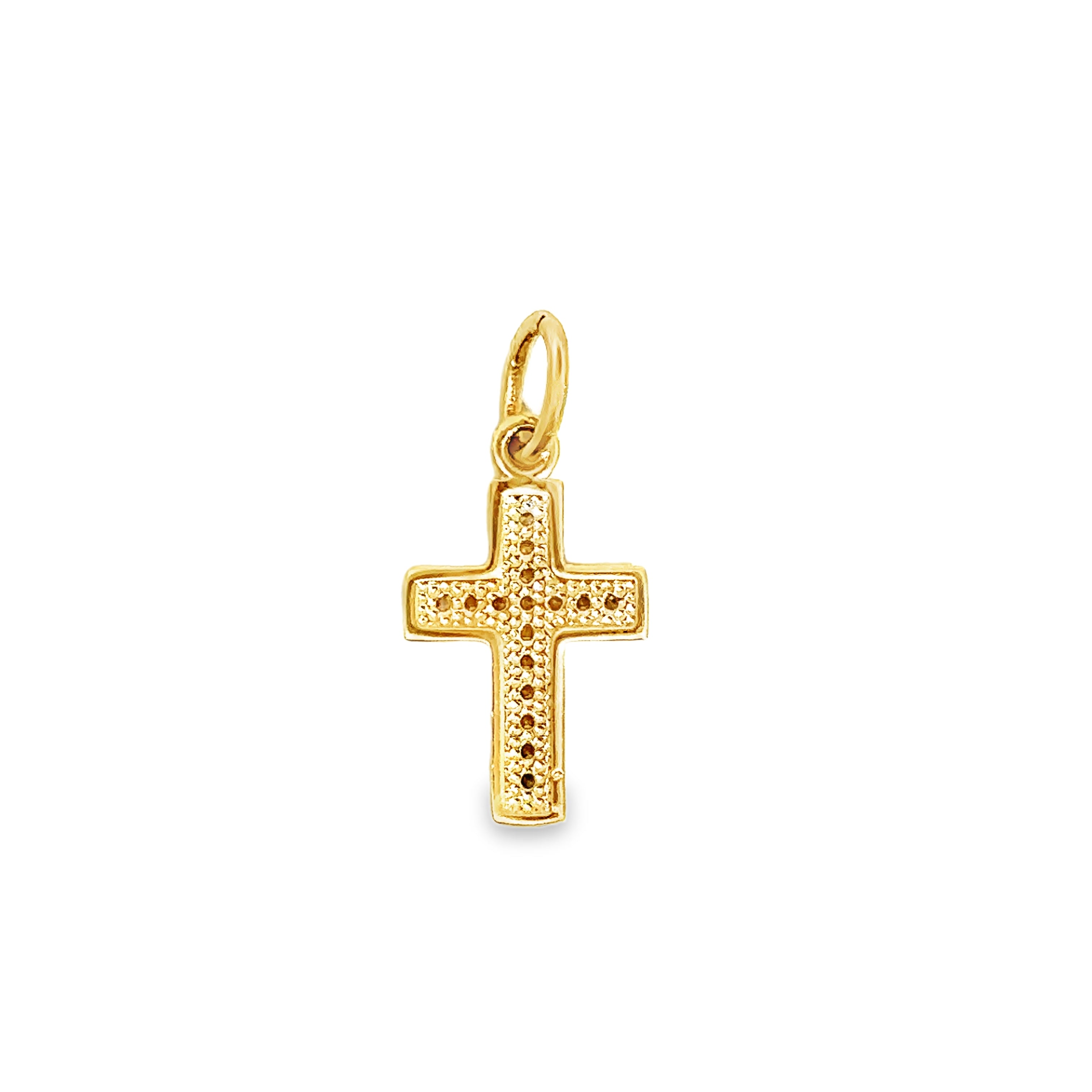 Sanelle Yellow Gold Cross Pendant