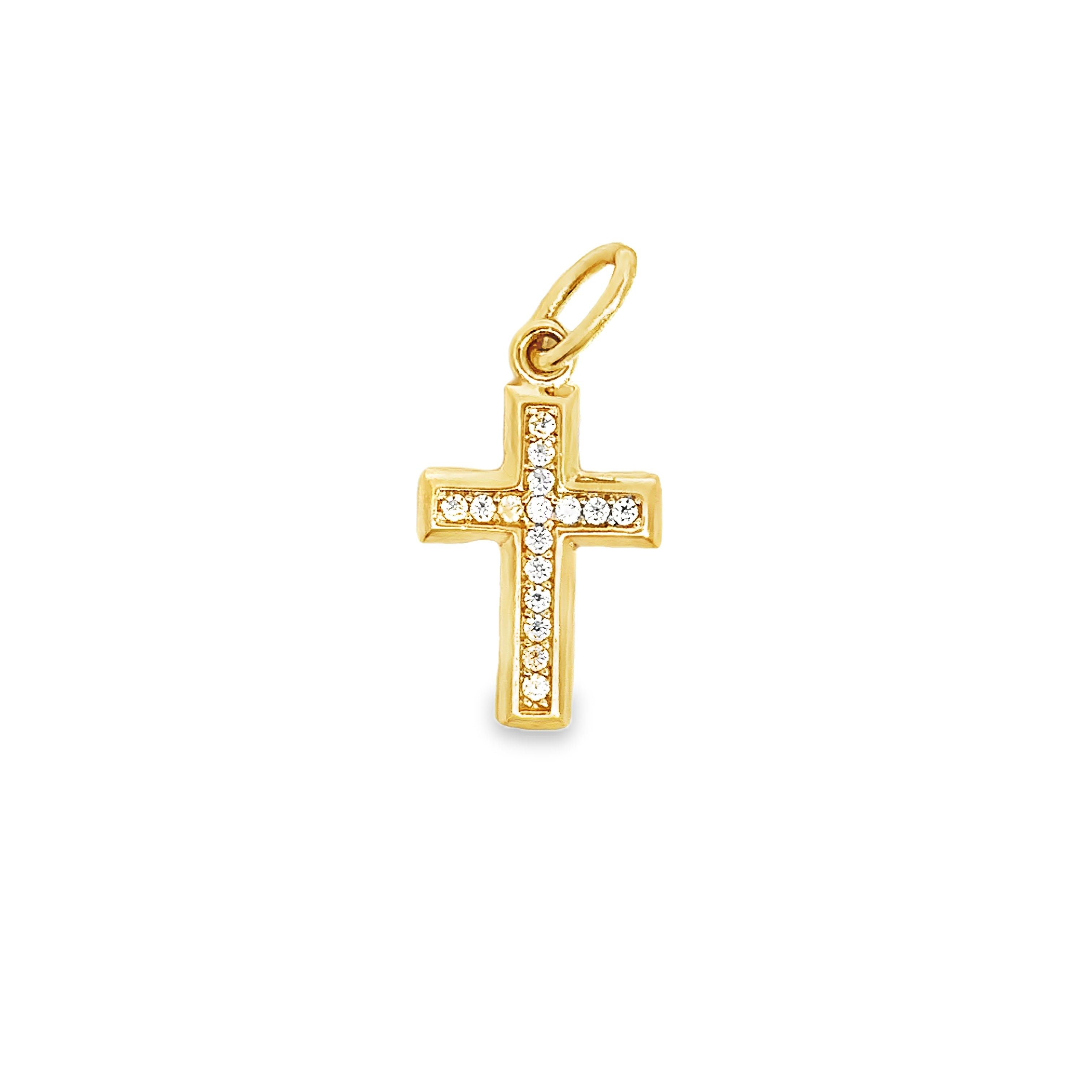 Sanelle Yellow Gold Cross Pendant