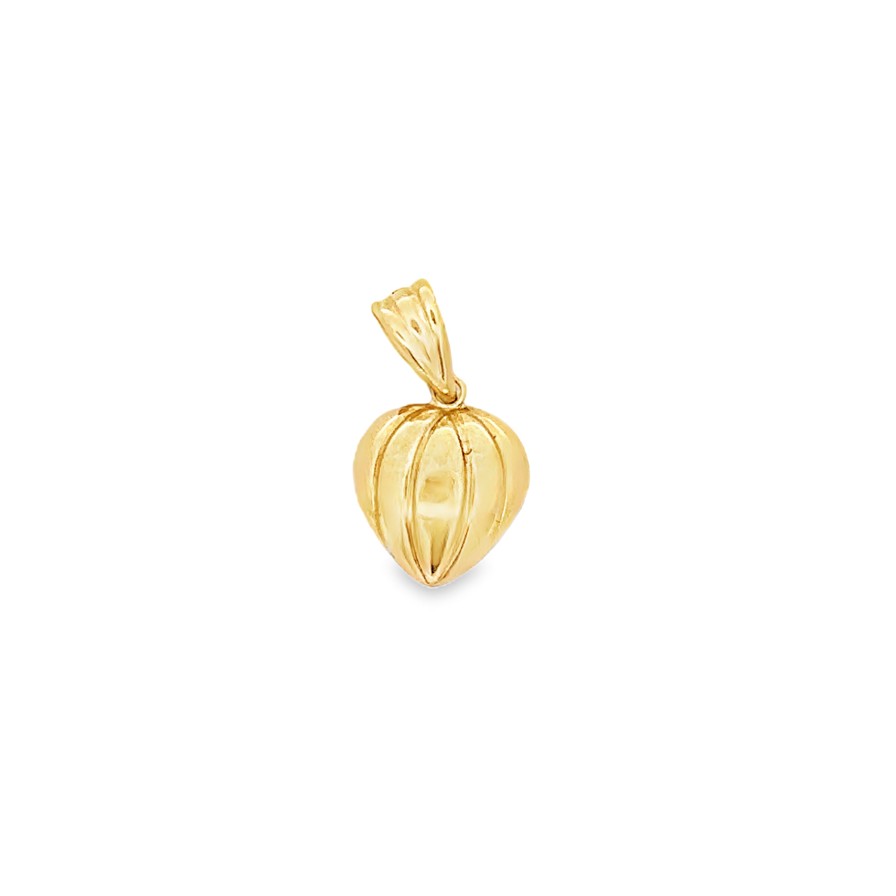 Elysienne Yellow Gold Pop Heart Pendant
