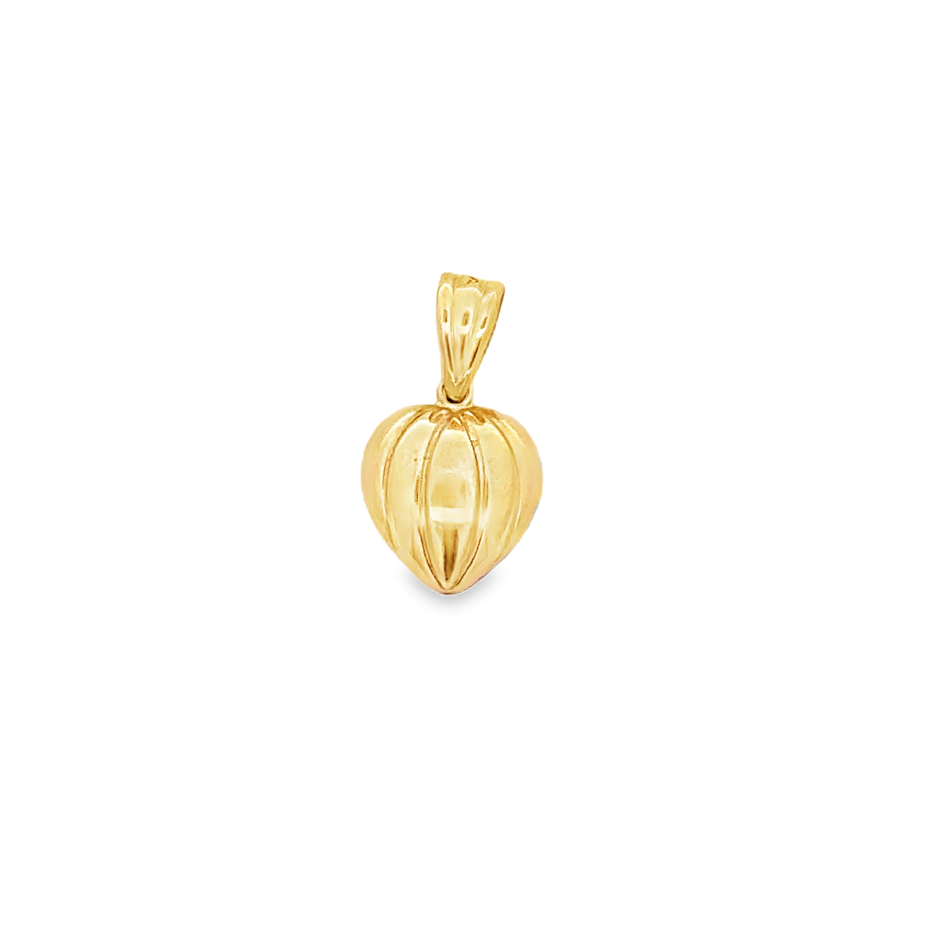 Elysienne Yellow Gold Pop Heart Pendant
