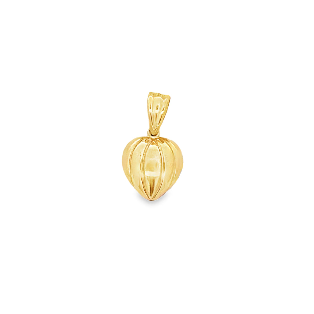 Elysienne Yellow Gold Pop Heart Pendant
