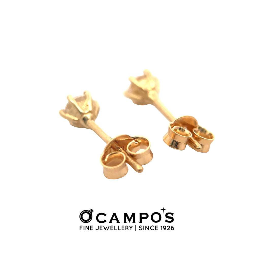 Elea 18 Karat Yellow Gold Stud Earring