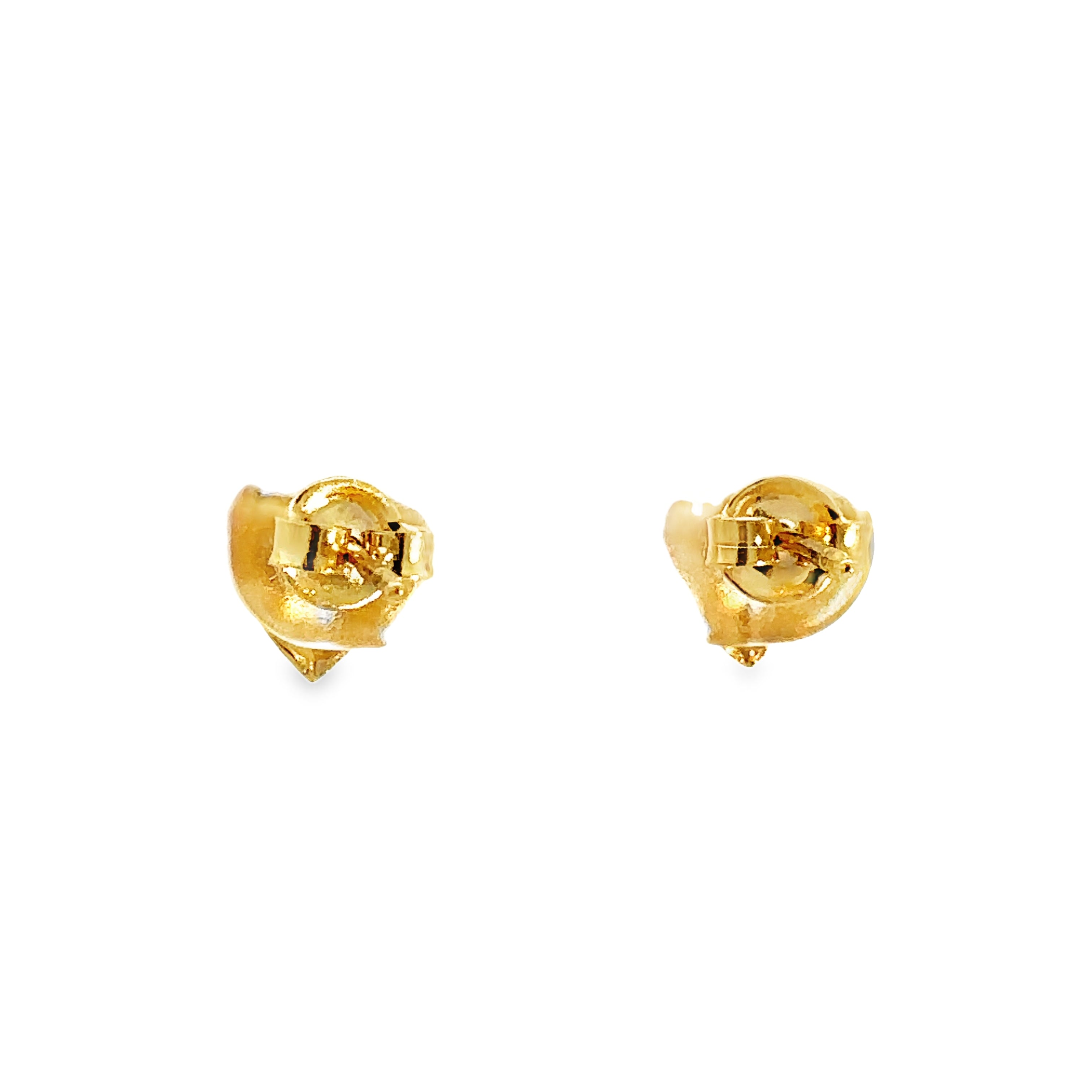 Laervyn Yellow Gold Earring Open Heart