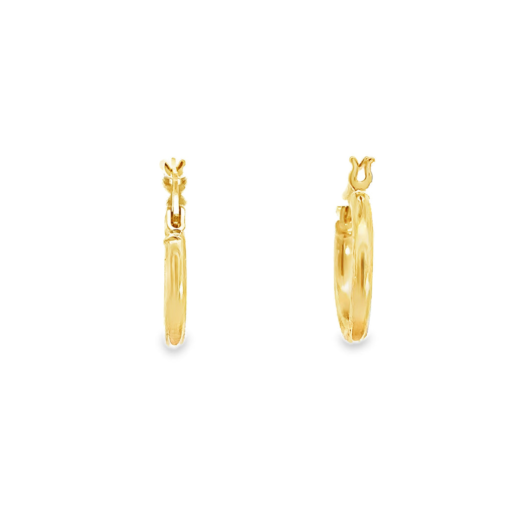 Avilora Yellow Gold Loop Earring