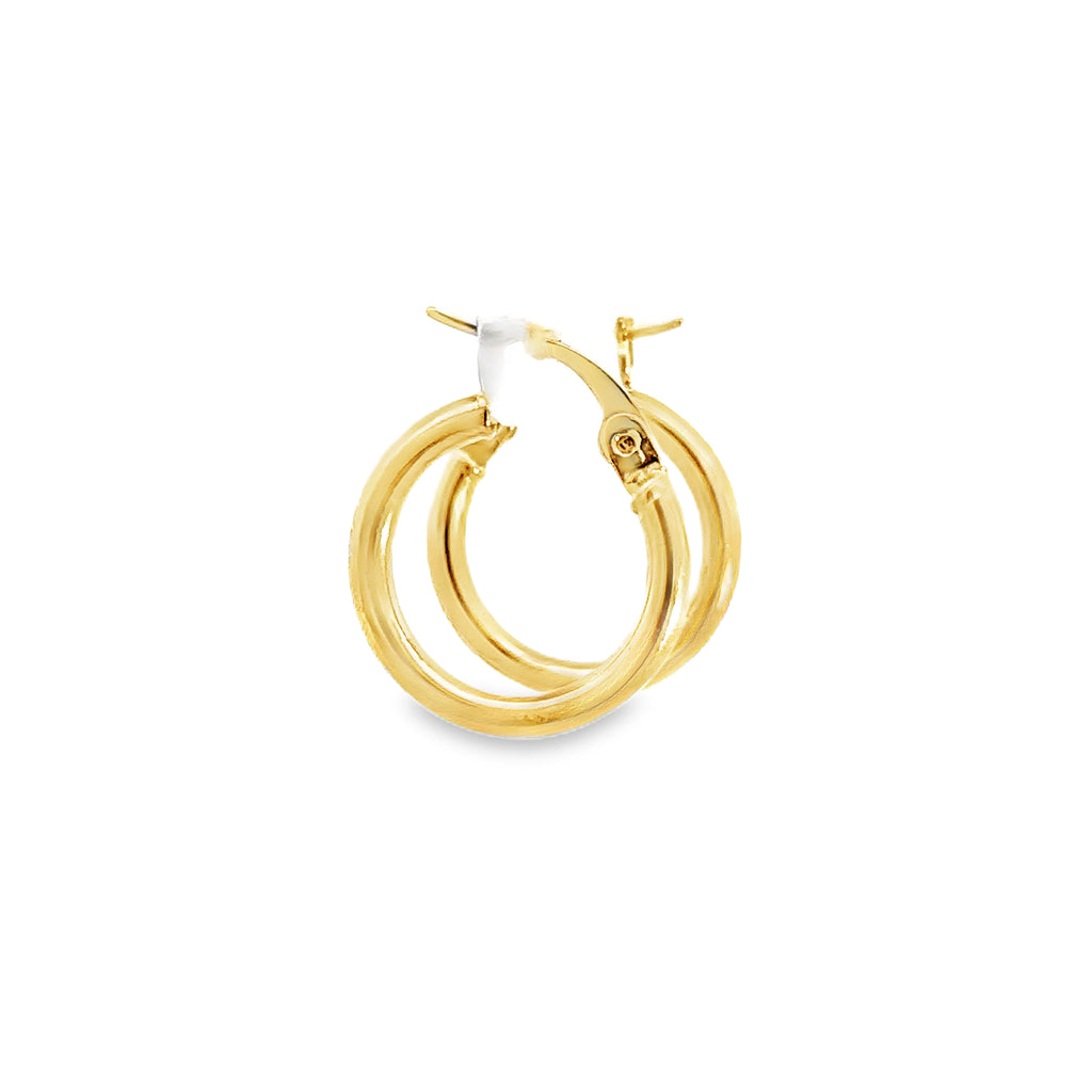 Avilora Yellow Gold Loop Earring