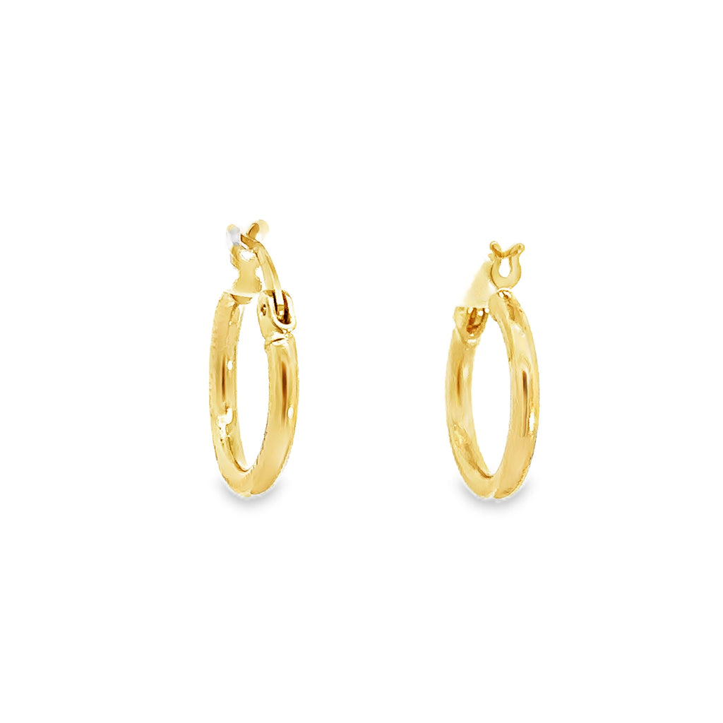 Avilora Yellow Gold Loop Earring