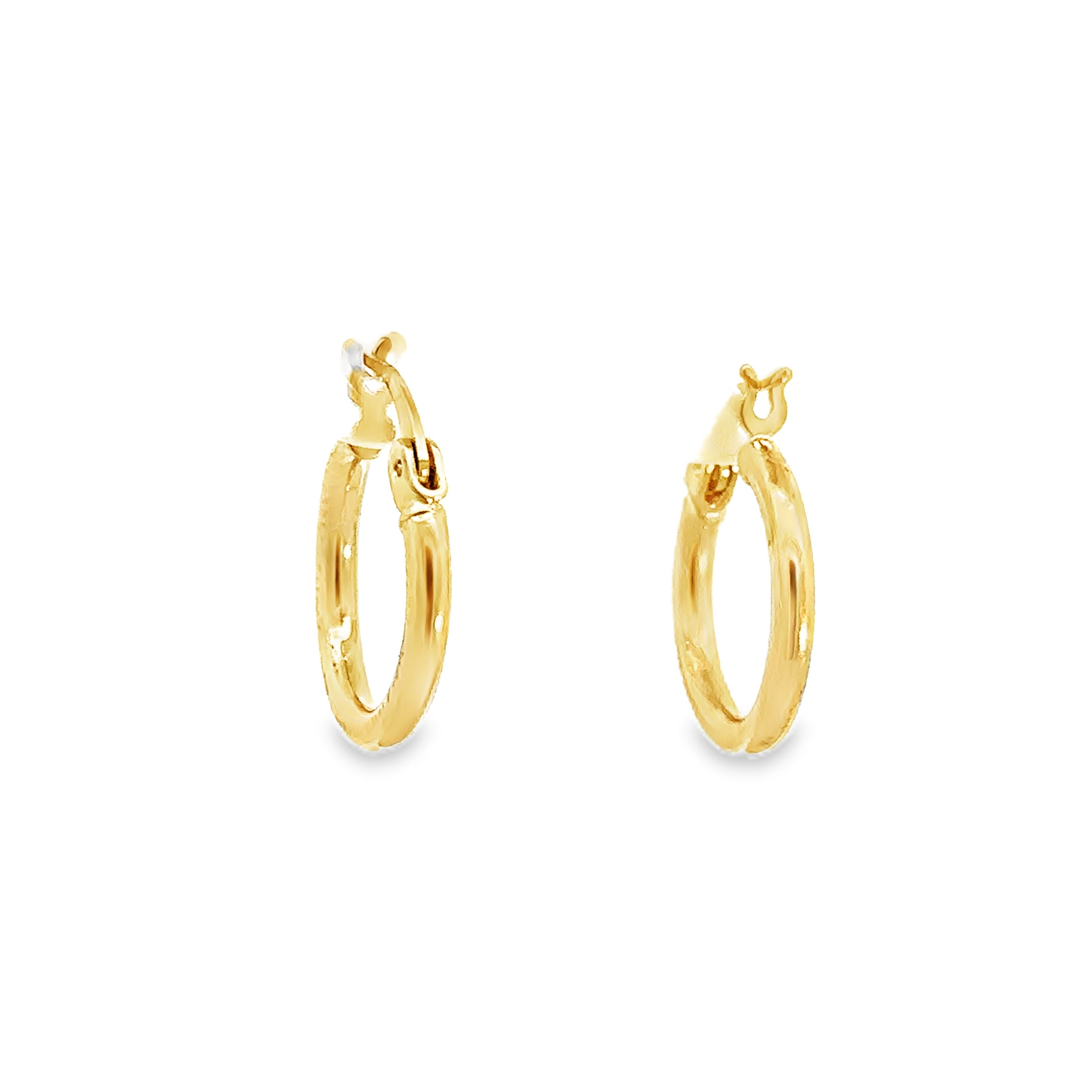 Avilora Yellow Gold Loop Earring