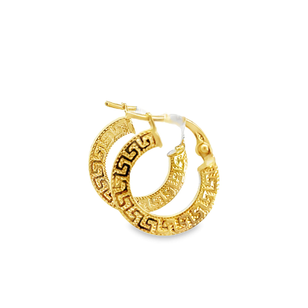 Kaliren Yellow Gold Loop Earrings
