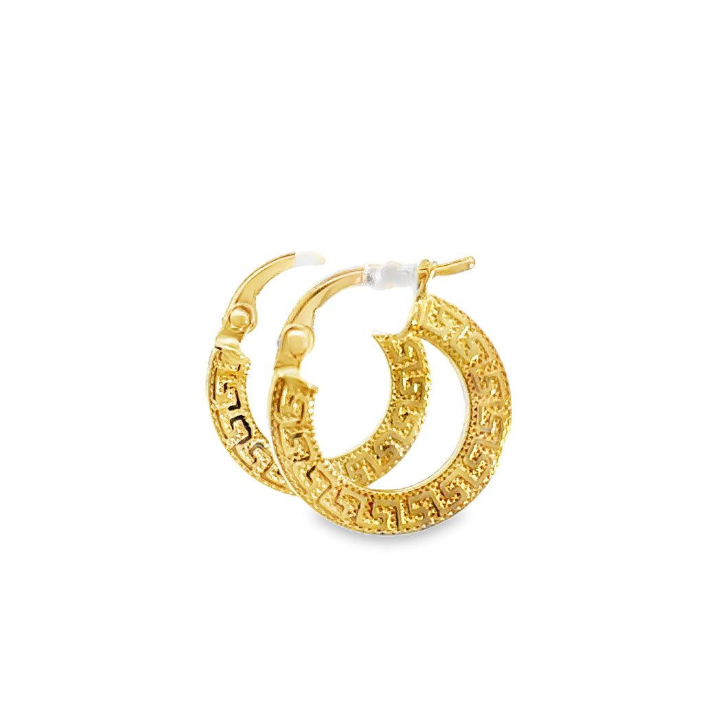 Kaliren Yellow Gold Loop Earrings