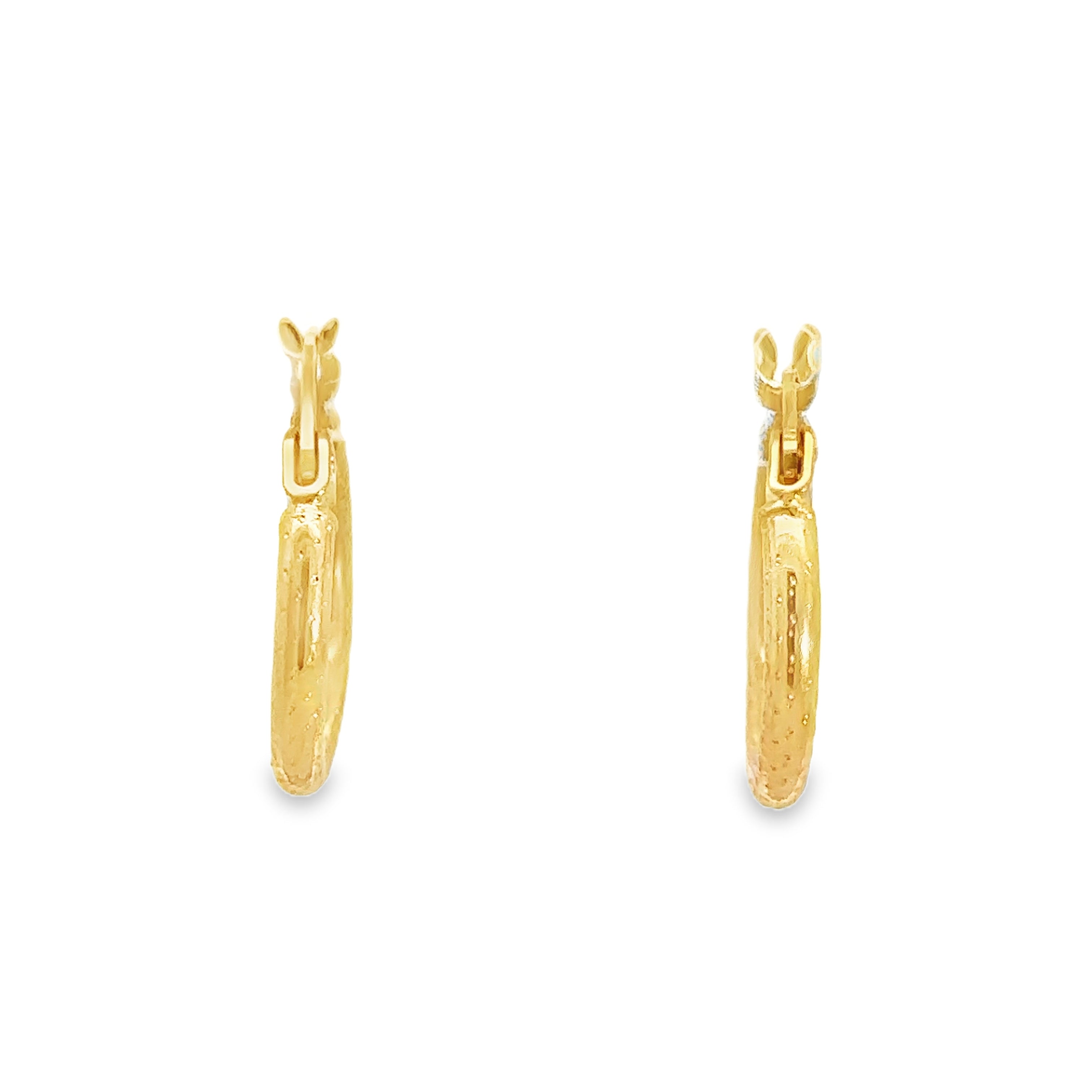 Ivarelle Yellow Gold Loop Earrings