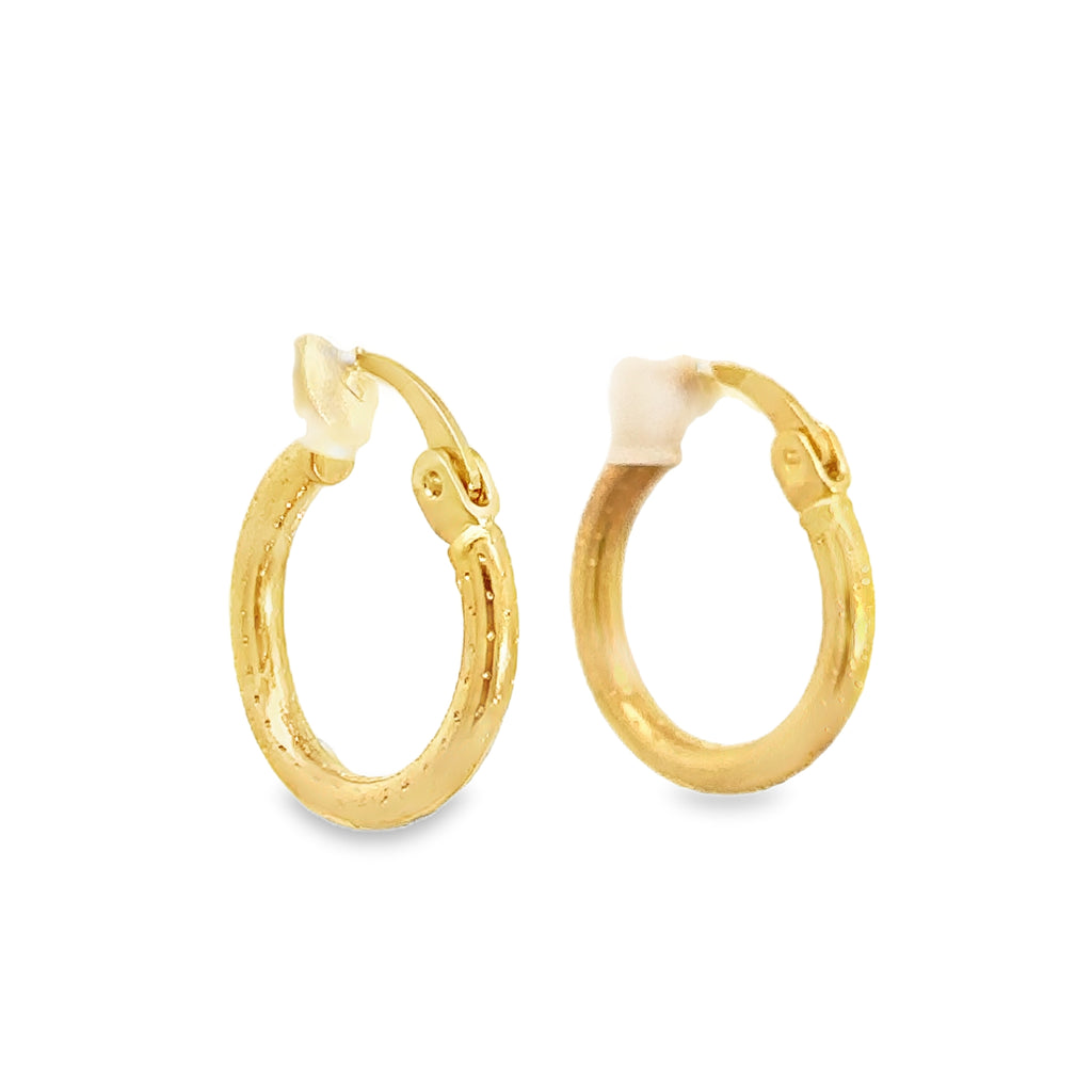 Ivarelle Yellow Gold Loop Earrings