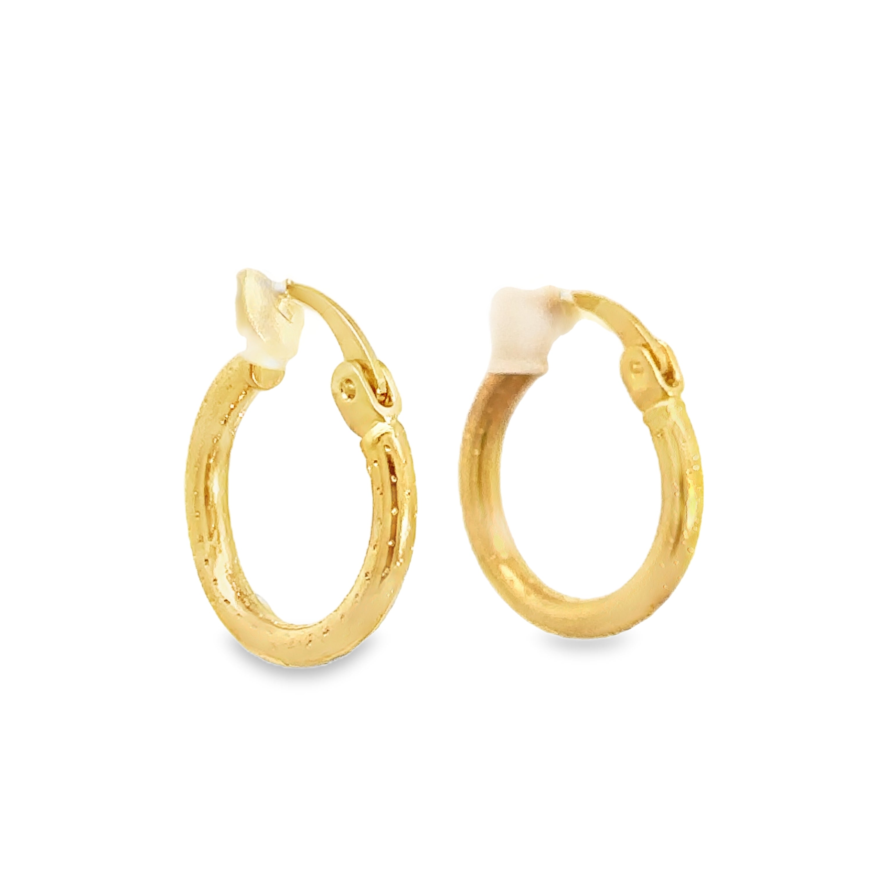 Ivarelle Yellow Gold Loop Earrings