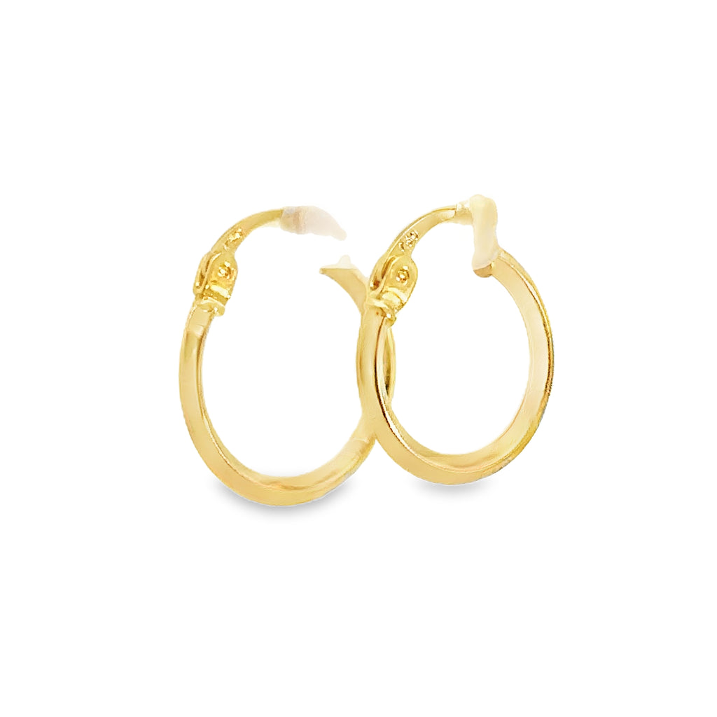 Norlisse Yellow Gold Earring Plain