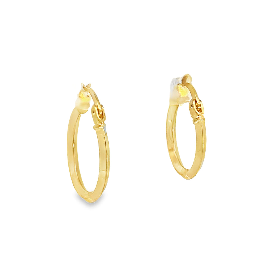 Norlisse Yellow Gold Earring Plain