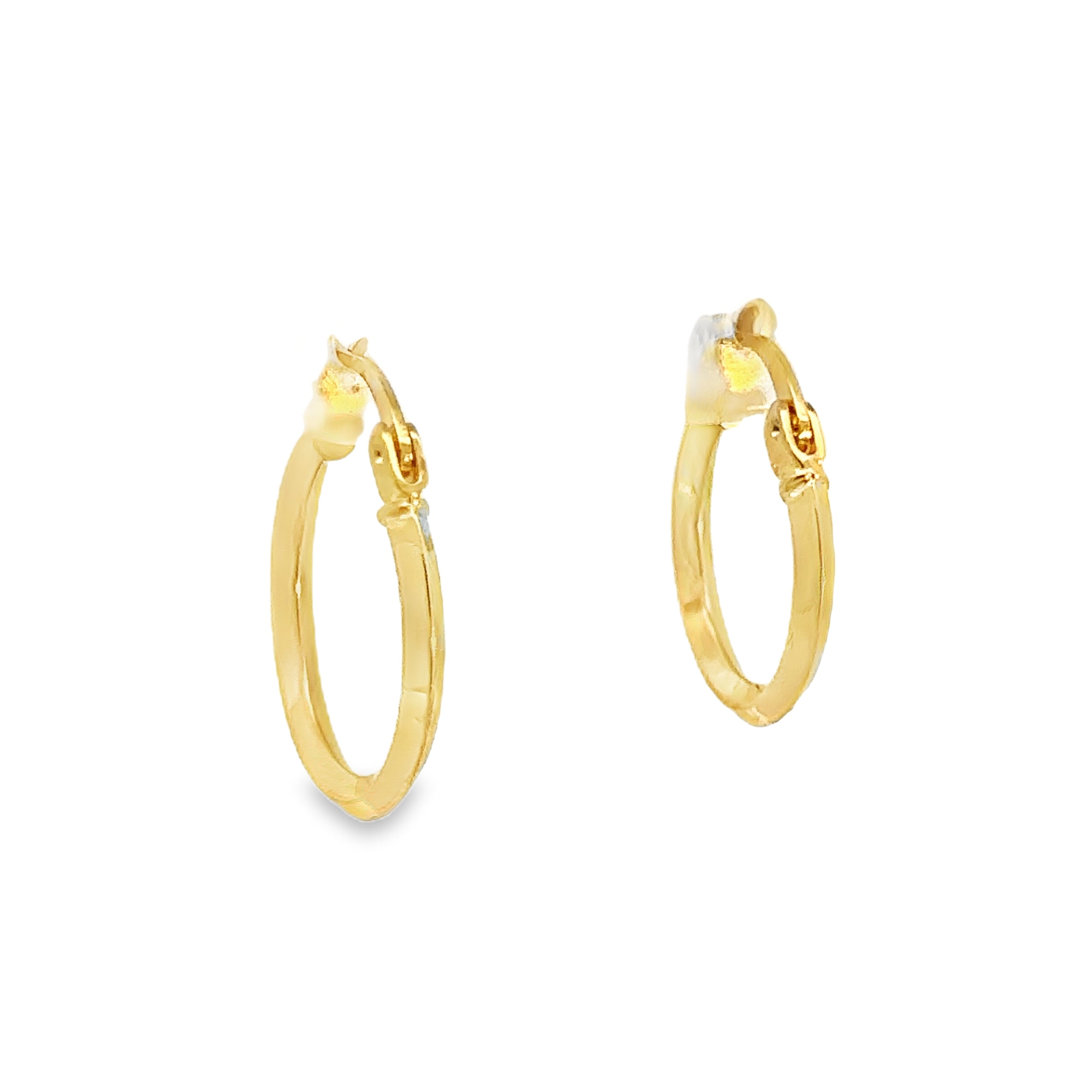 Norlisse Yellow Gold Earring Plain